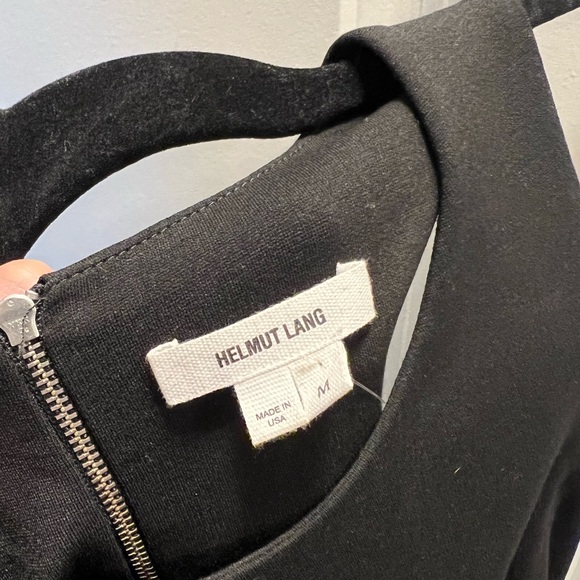 Helmut Lang Sheath Dress w/ Asymmetrical Hem - Picture 5 of 6